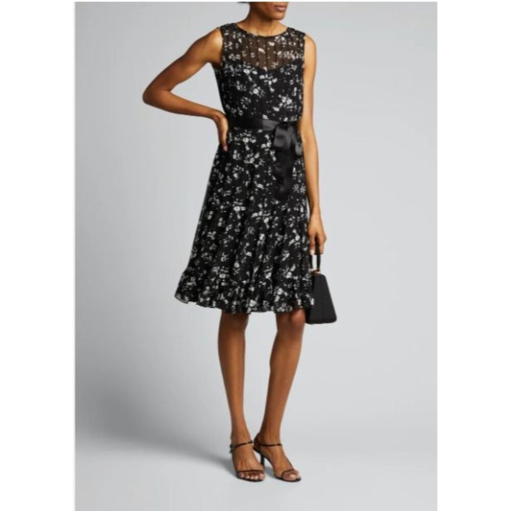 Jessica Howard Womens Floral Print Sleeveless Dress Size 10